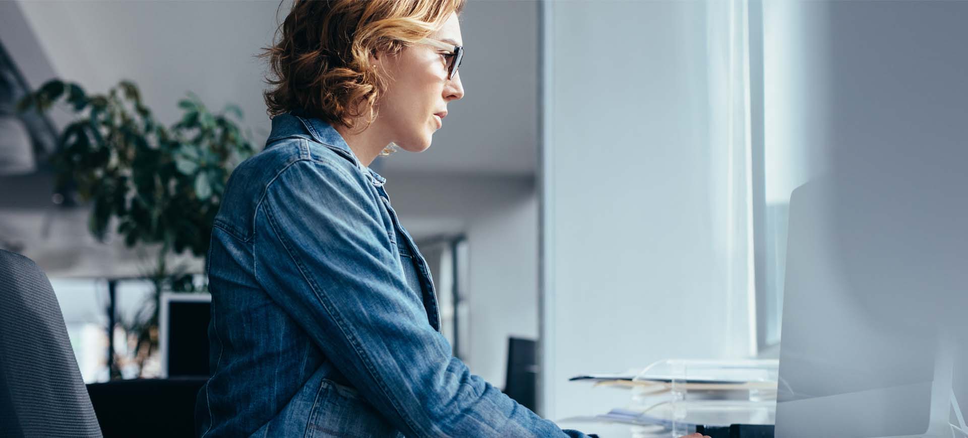 Woman at Desk